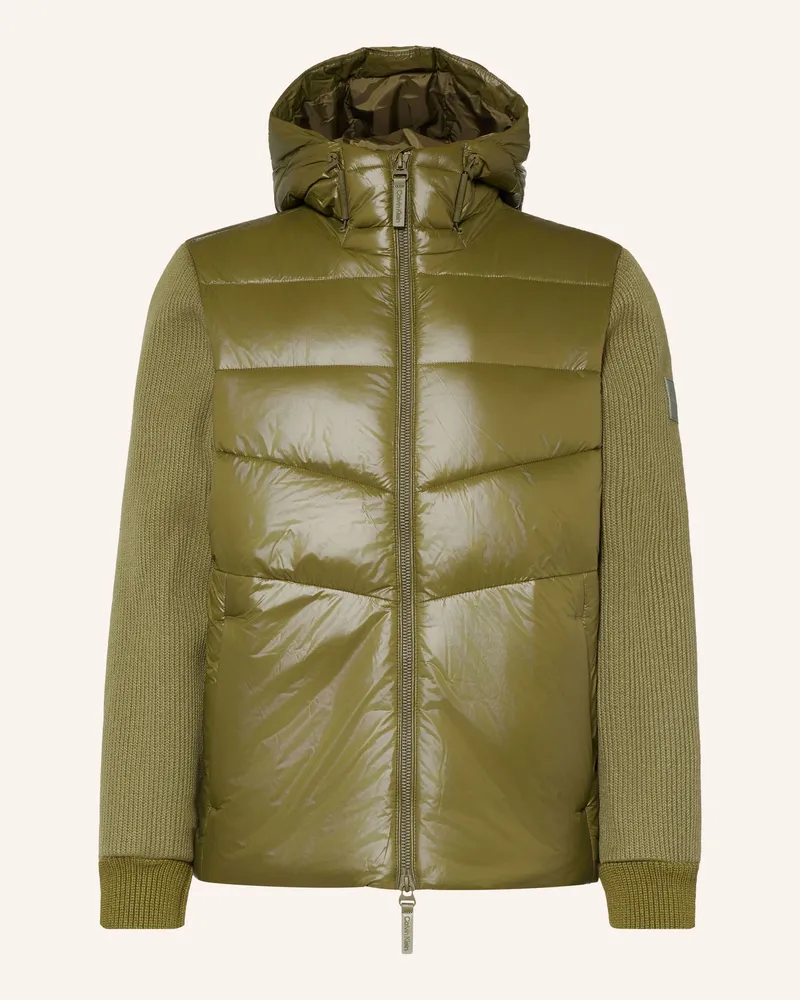 Calvin Klein Steppjacke Im Materialmix gruen Oliv