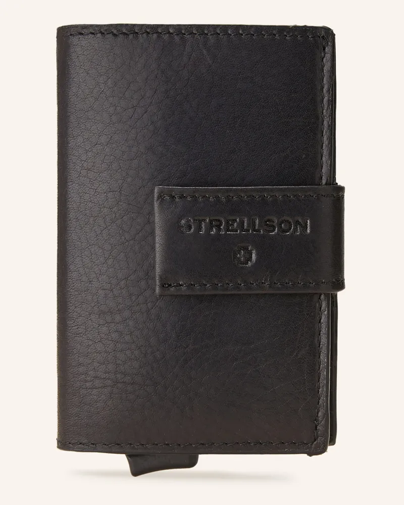 Strellson Kartenetui C-Three schwarz Schwarz