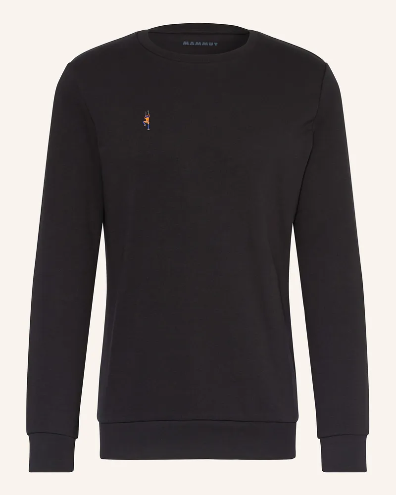 Mammut Sweatshirt Core schwarz Schwarz