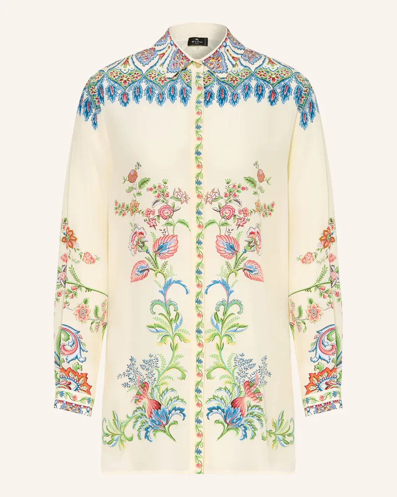 Etro Hemdbluse aus Seide Creme