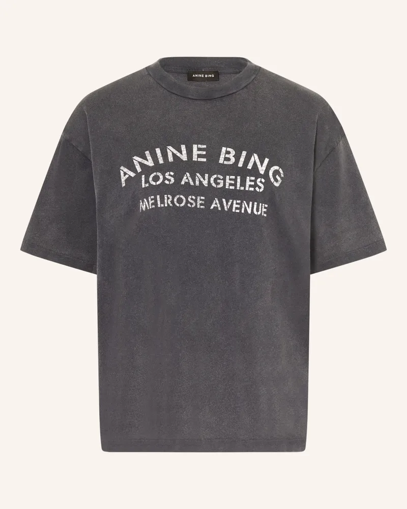 Anine Bing T-Shirt Cade schwarz Schwarz
