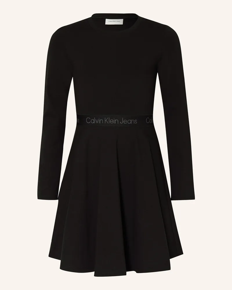 Calvin Klein Jerseykleid schwarz Schwarz