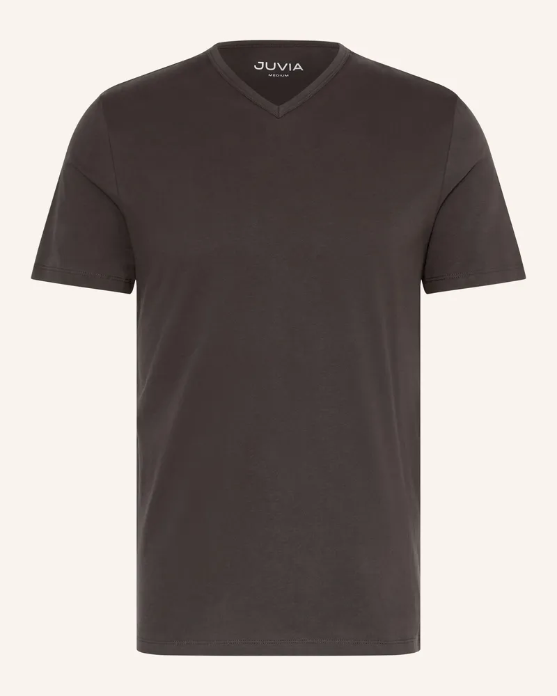 Juvia T-Shirt Pat braun Dunkelgrau