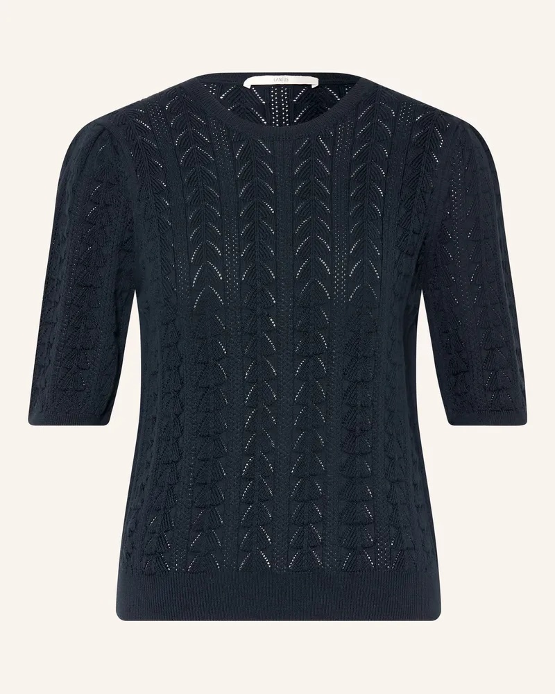 Lanius Strickshirt Dunkelblau
