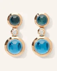 TAMARA COMOLLI Ohrringe OHRRINGE BOUTON 2 CABOCHONS 'SKY Rosegold