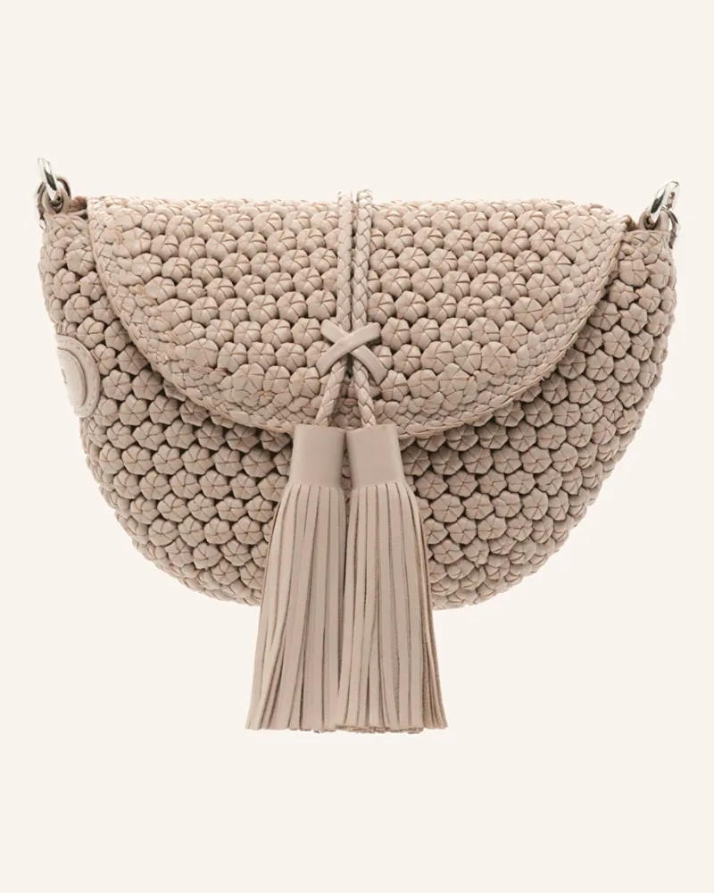 Lottusse Umhängetasche Noodbag weiss Beige