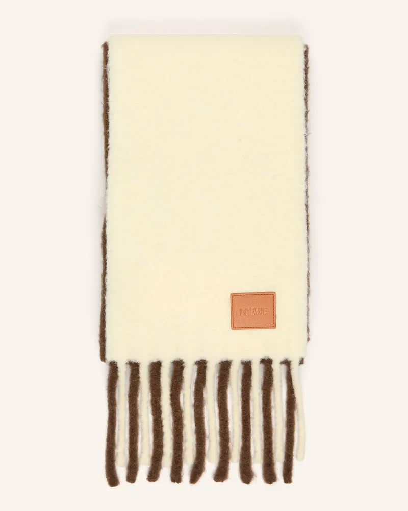 Loewe Schal Mit Alpaka beige Creme