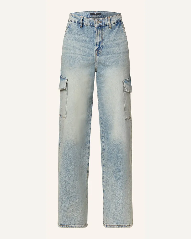 7 for all mankind Cargojeans CARGO SCOUT Hellblau
