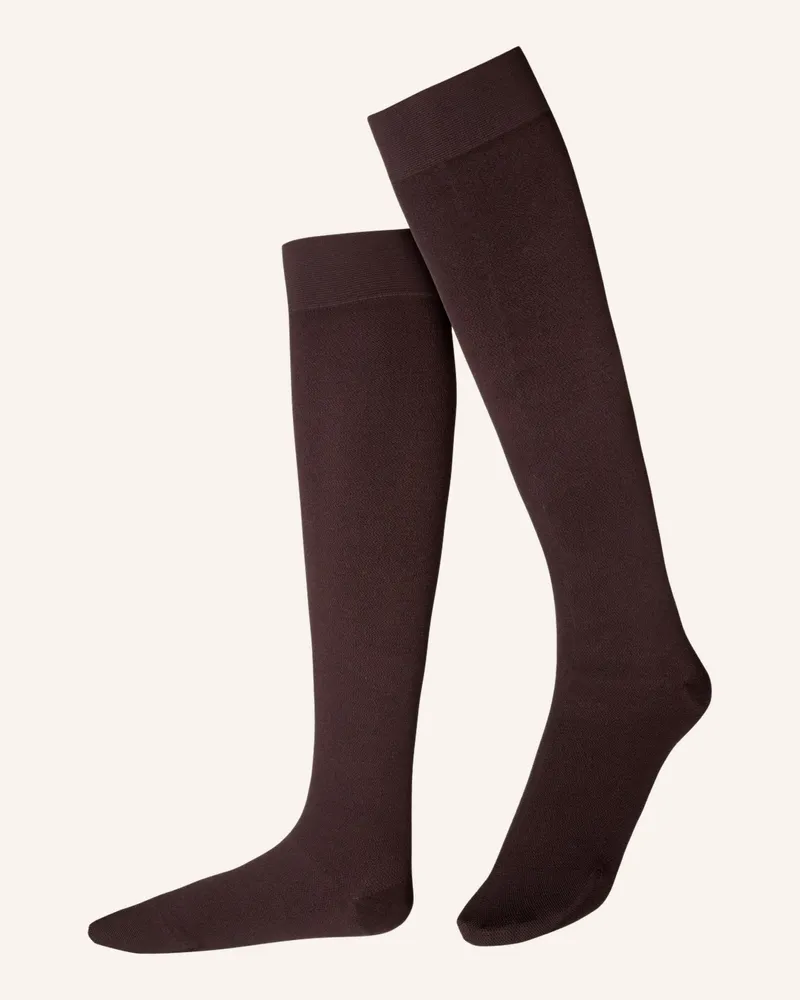 ITEM m6 Fein-Kniestrümpfe COSY WINTER 100 CONSCIOUS Dunkelbraun