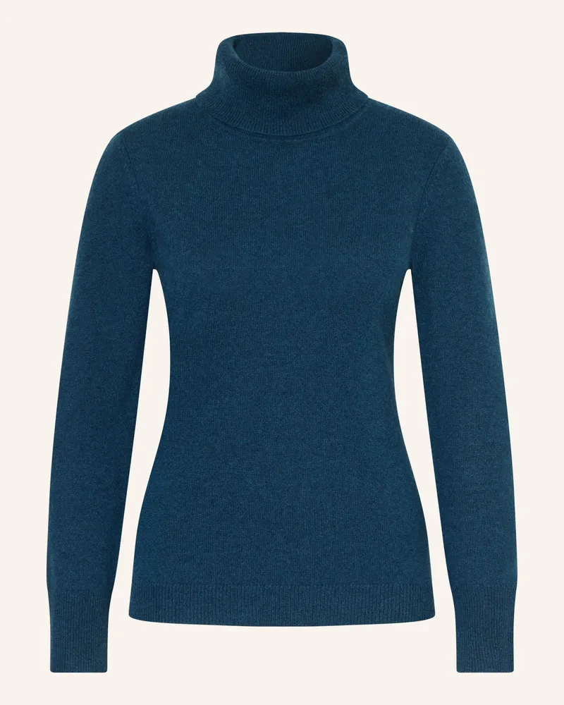 Darling Harbour Rollkragenpullover Aus Cashmere blau Blau