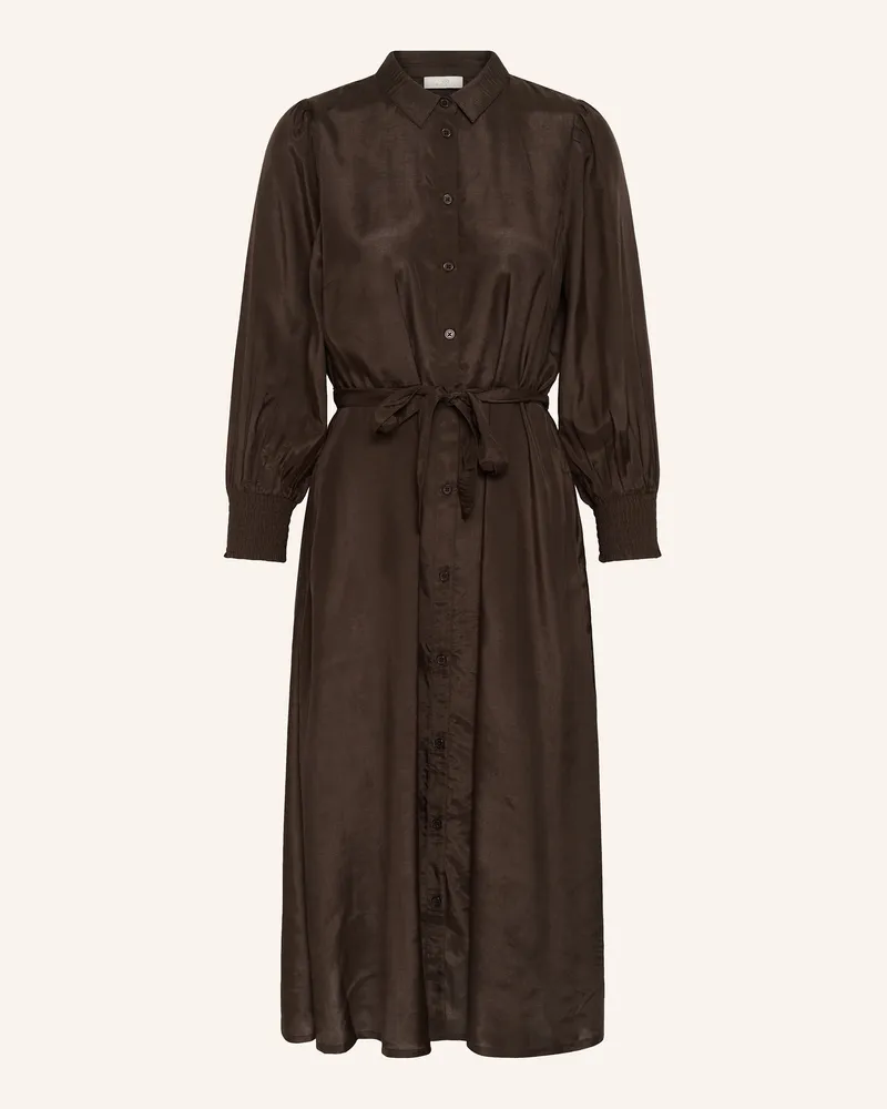 Kaffe Midikleid Kaemine Oline braun Braun