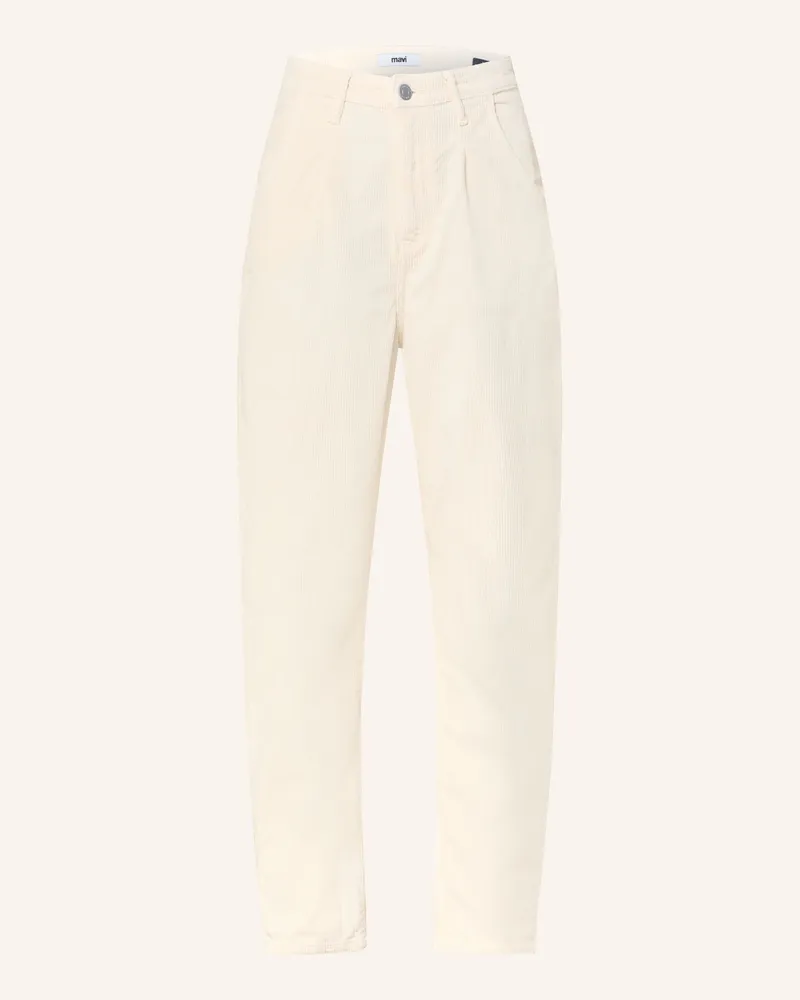 Mavi Jeans Cordhose LAURA Ecru