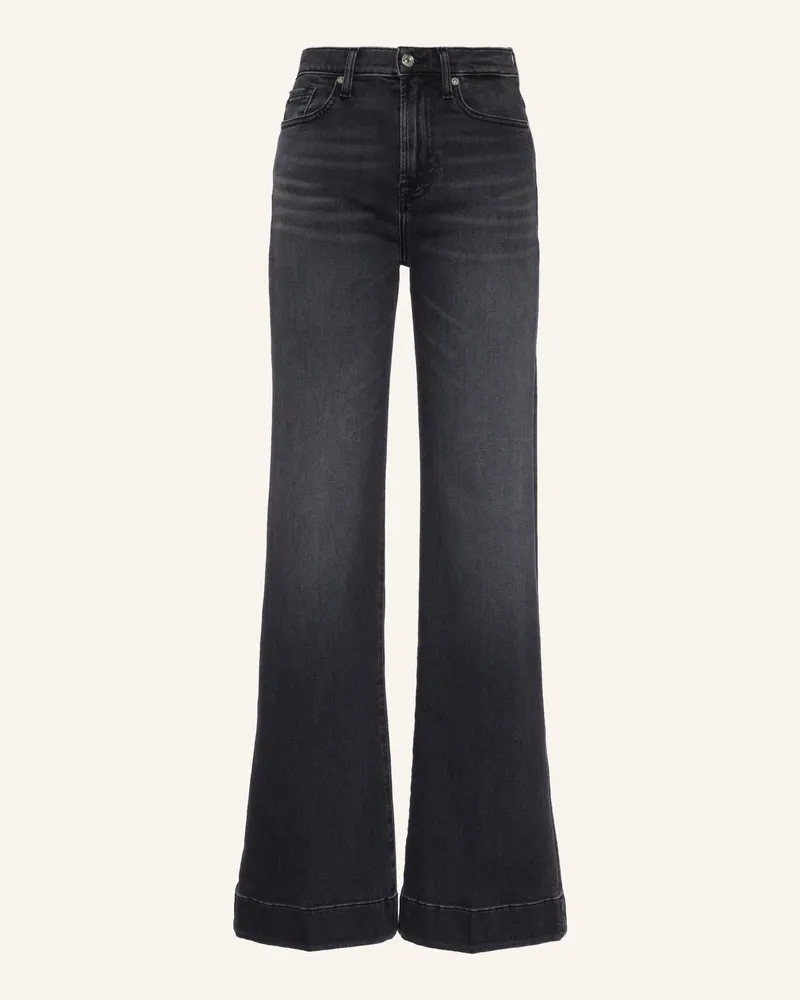 7 for all mankind Jeans Modern Dojo Flare Fit schwarz Dunkelblau