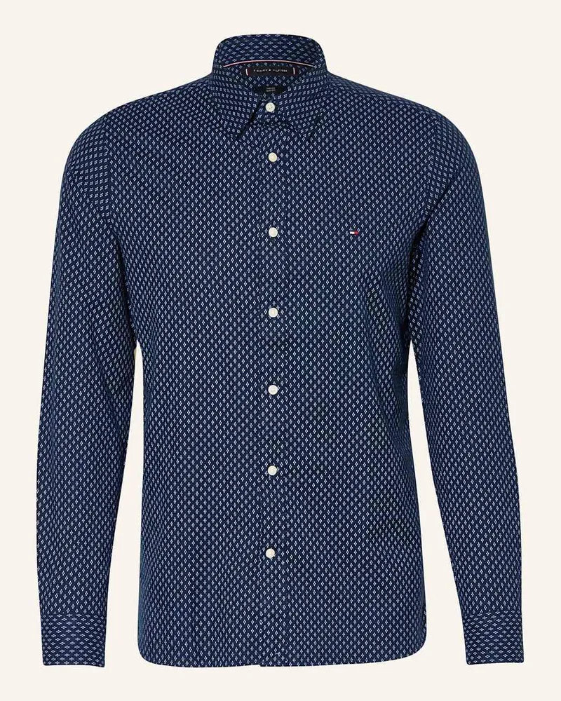 Tommy Hilfiger Flanellhemd Slim Fit Blau