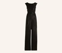 Jersey-Jumpsuit mit Pailletten