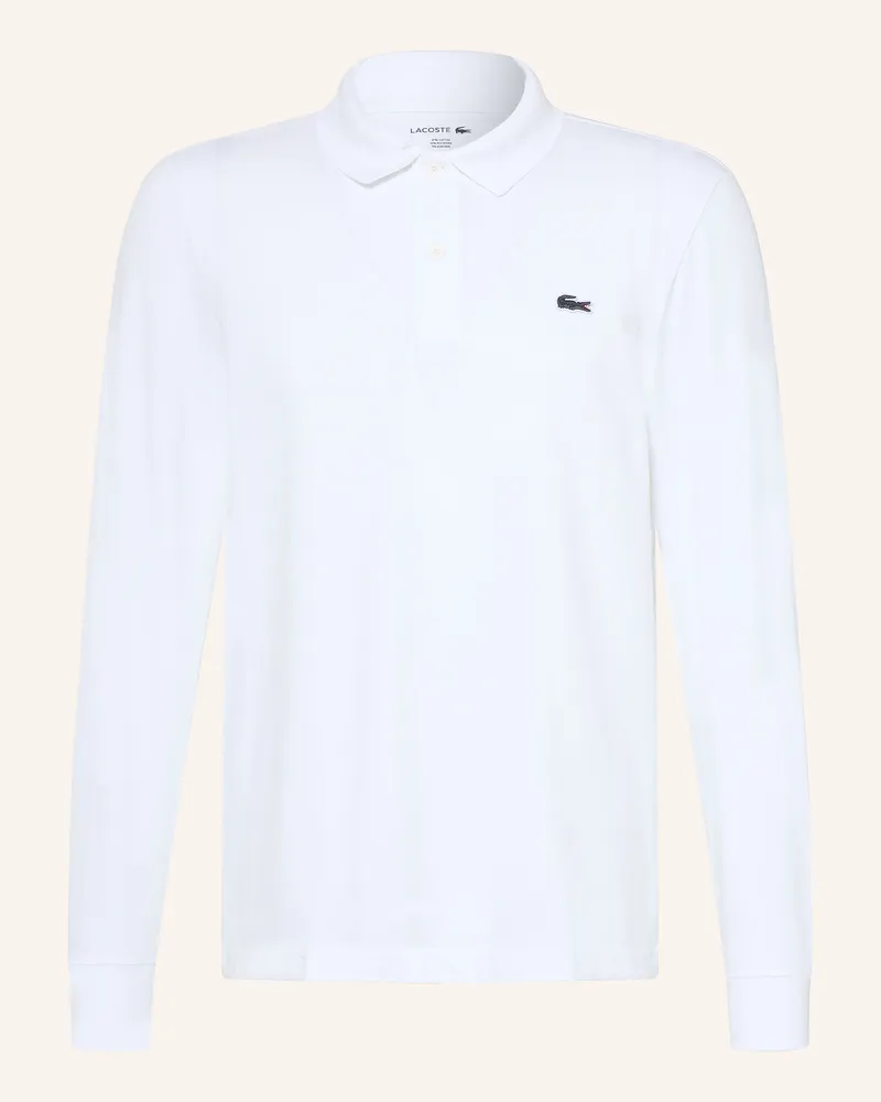 Lacoste Strick-Poloshirt weiss Weiss
