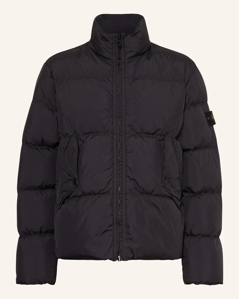 Stone Island Daunenjacke Schwarz
