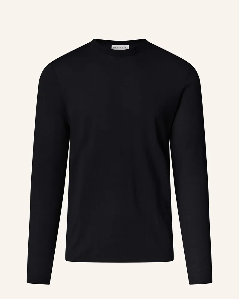 KIEFERMANN Pullover Marleys Aus Merino schwarz Schwarz