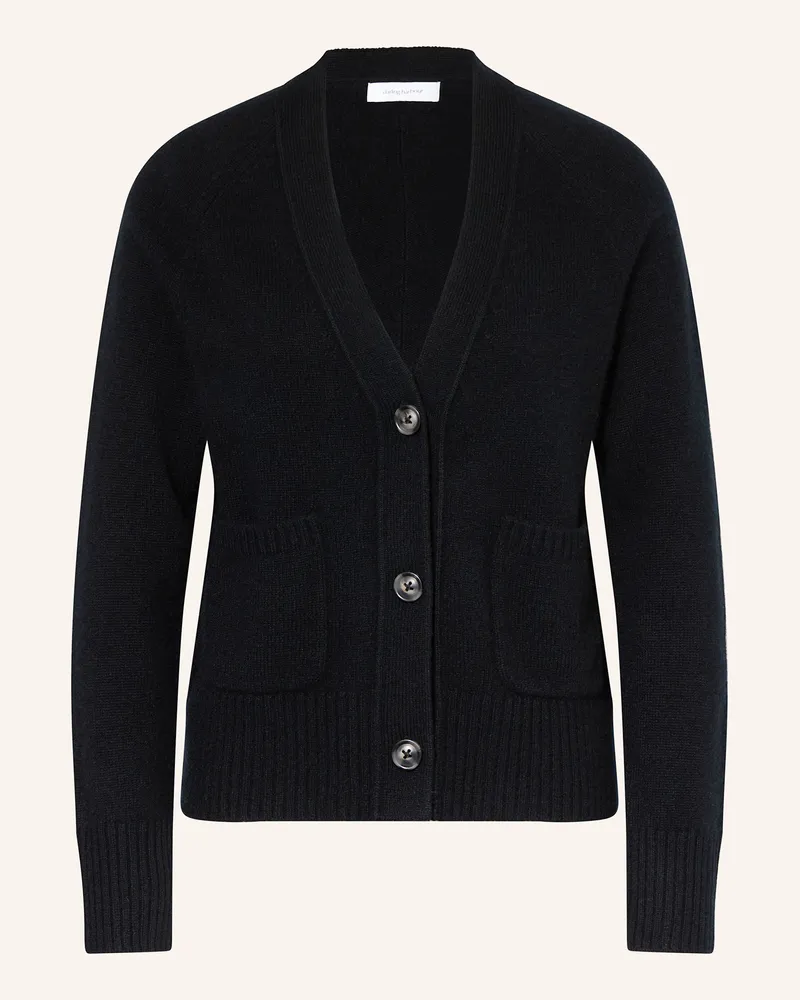Darling Harbour Strickjacke aus Cashmere Black