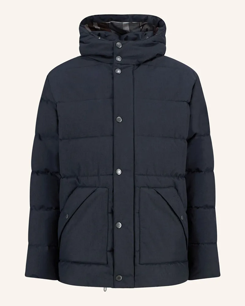 Barbour Steppjacke blau Dunkelblau
