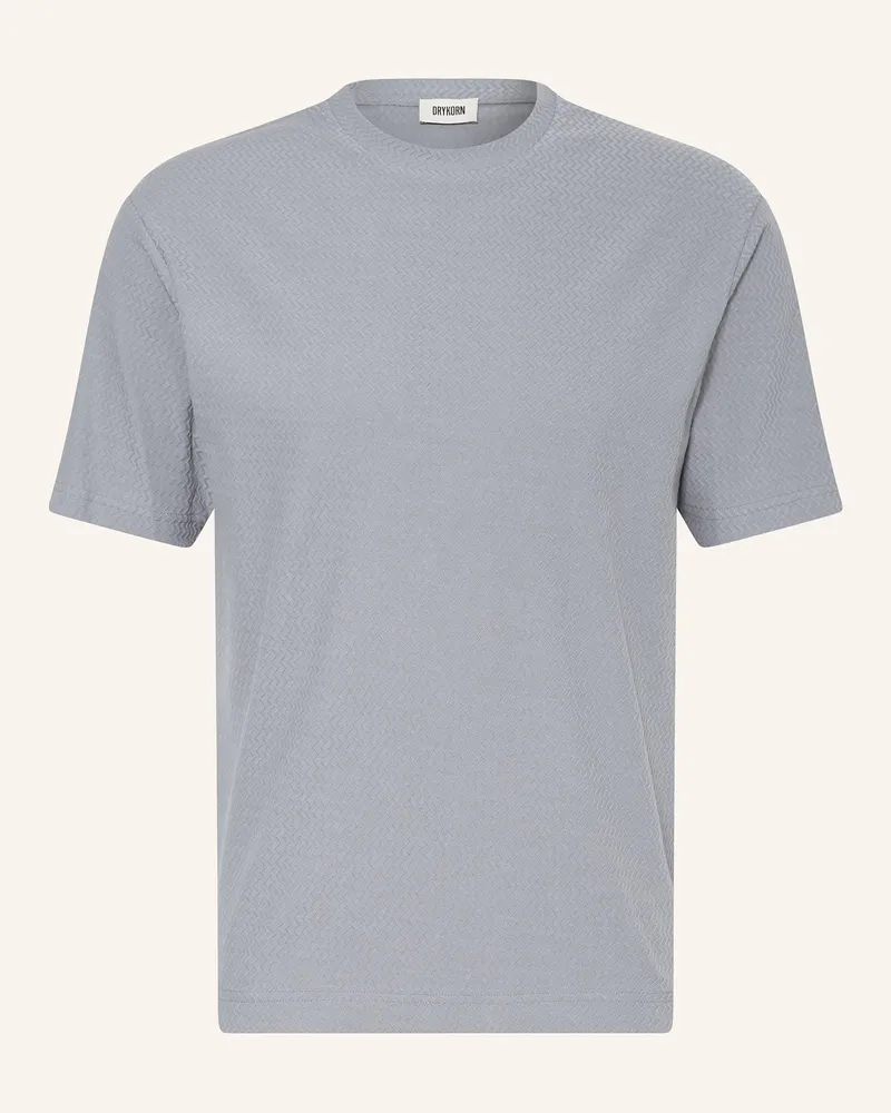 Drykorn T-Shirt Gilberd blau Blaugrau