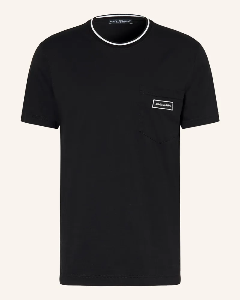 Dolce & Gabbana T-Shirt schwarz Schwarz