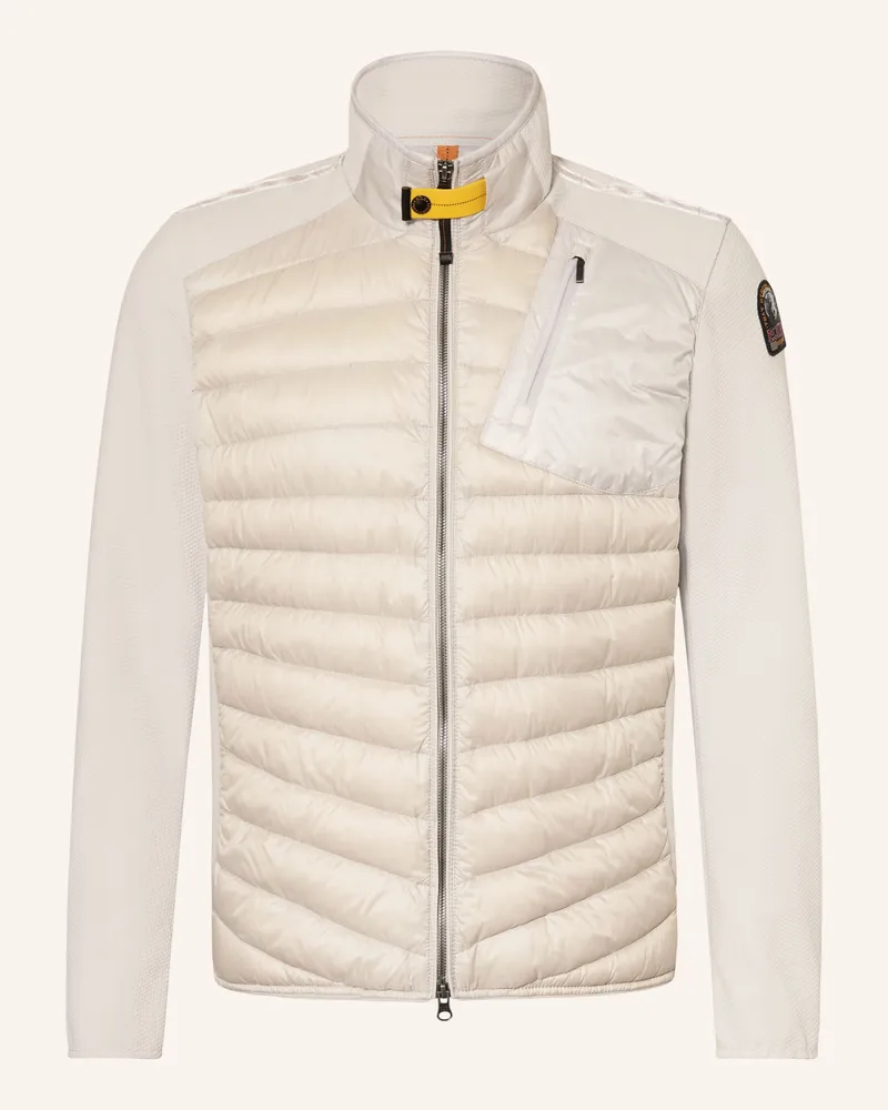 Parajumpers Daunenjacke Jayden Im Materialmix grau Creme