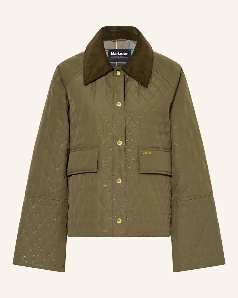 Barbour Steppjacke Kirby gruen Oliv