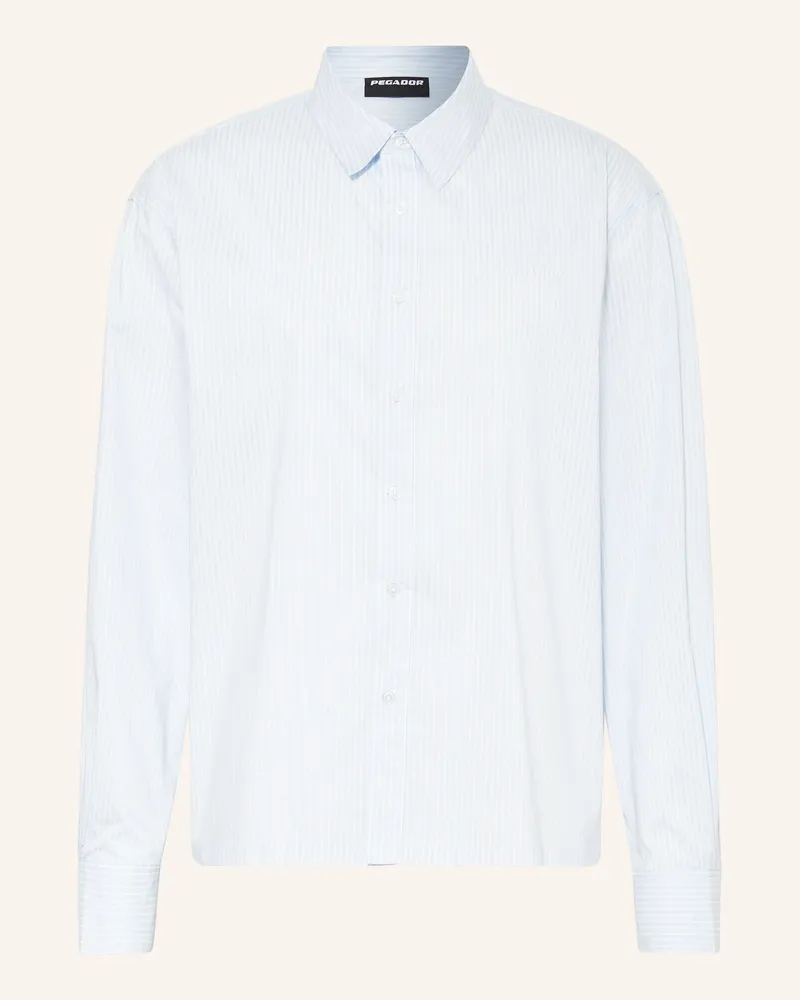 PEGADOR Hemd RATON Oversized Fit Hellblau