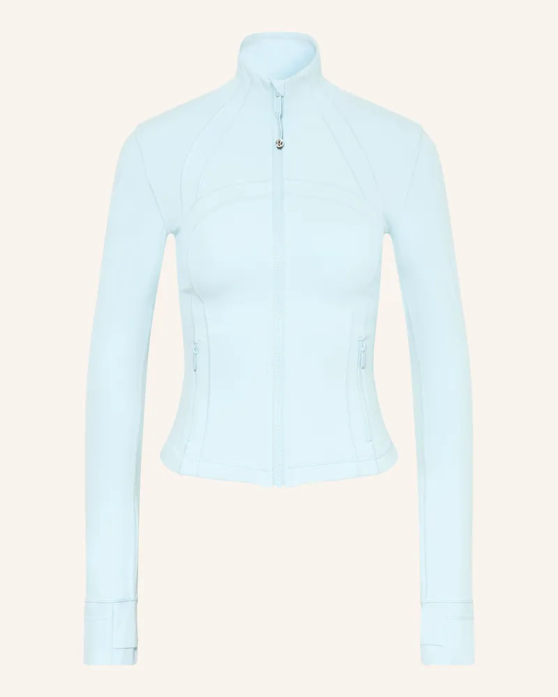 LULULEMON Trainingsjacke Define Cropped blau Hellblau