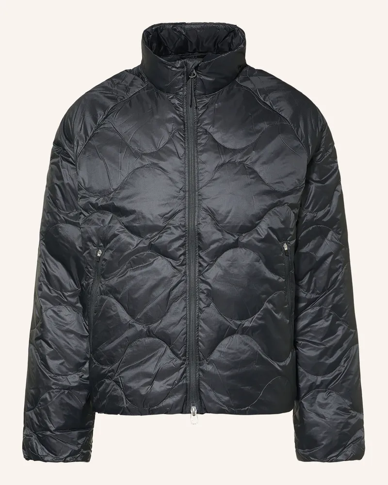 Arket Lightweight-Daunenjacke grau Dunkelgrau
