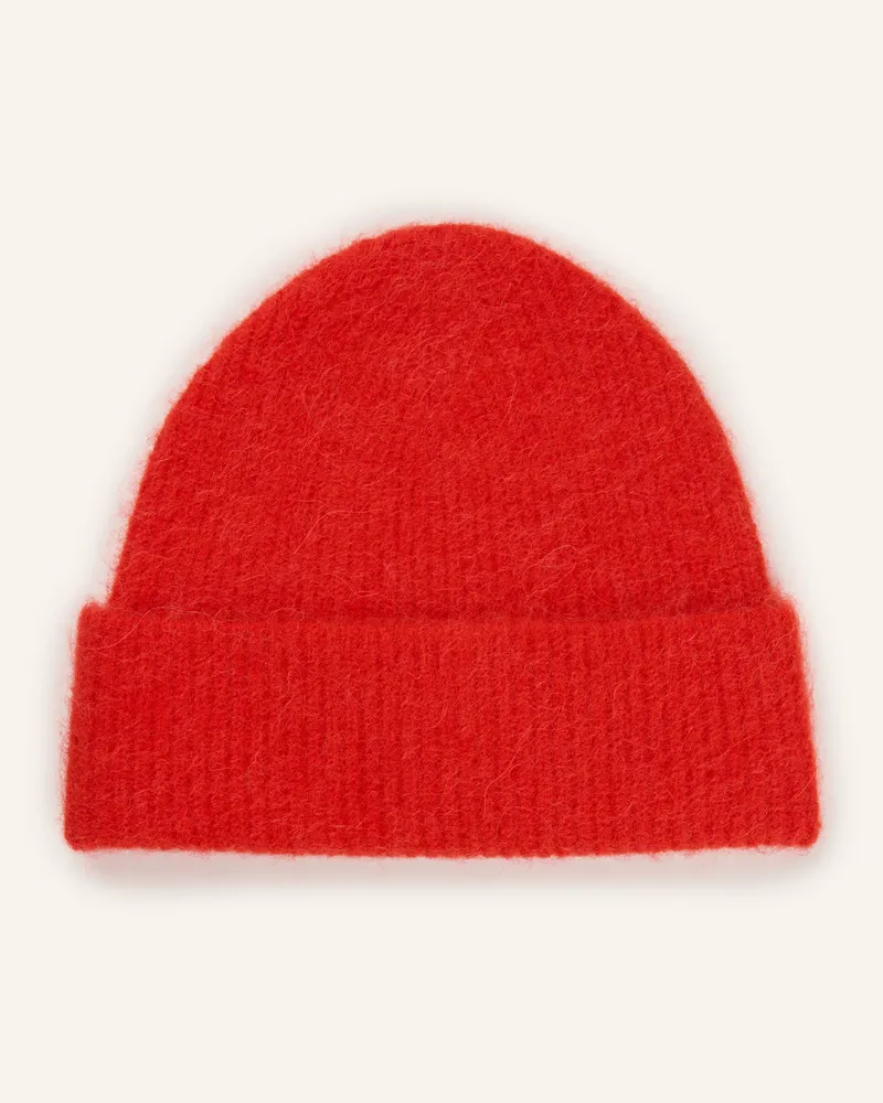 Arket Mütze Mit Alpaka rot Rot