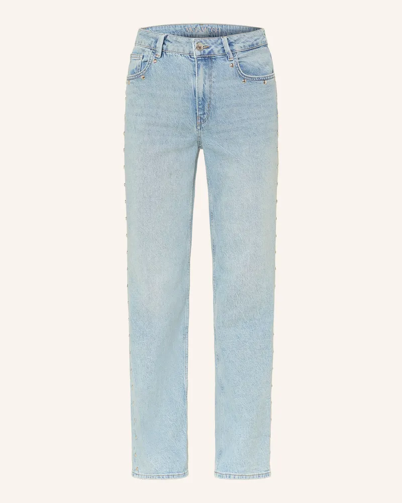 Mos Mosh Straight Jeans Mmrachel Mit Nieten blau 406
