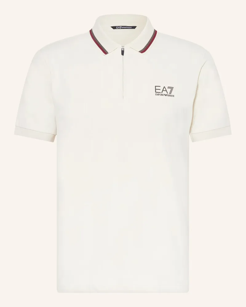 EA7 Funktions-Poloshirt Beige
