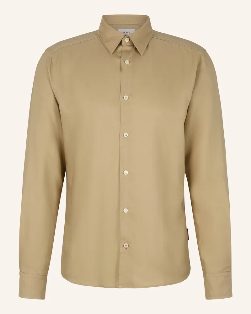 JOOP! Hemd Modern Fit Braun