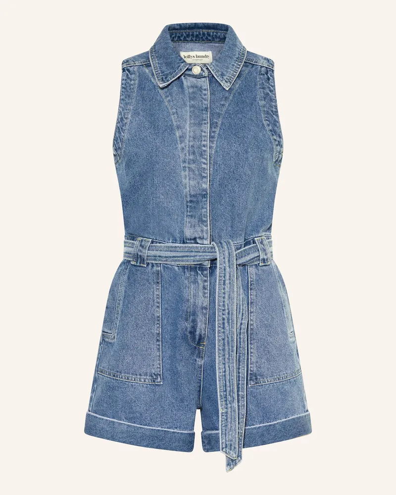 Lollys Laundry Jeans-Jumpsuit CORALL Blau