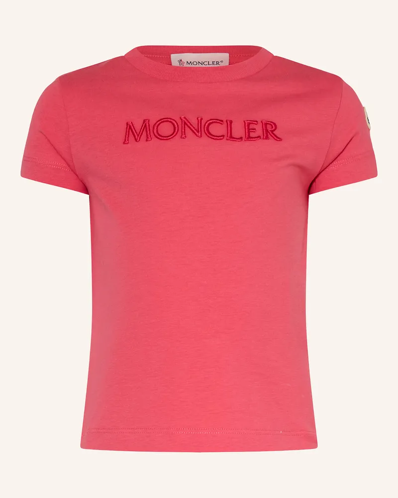 Moncler T-Shirt pink Hellrot
