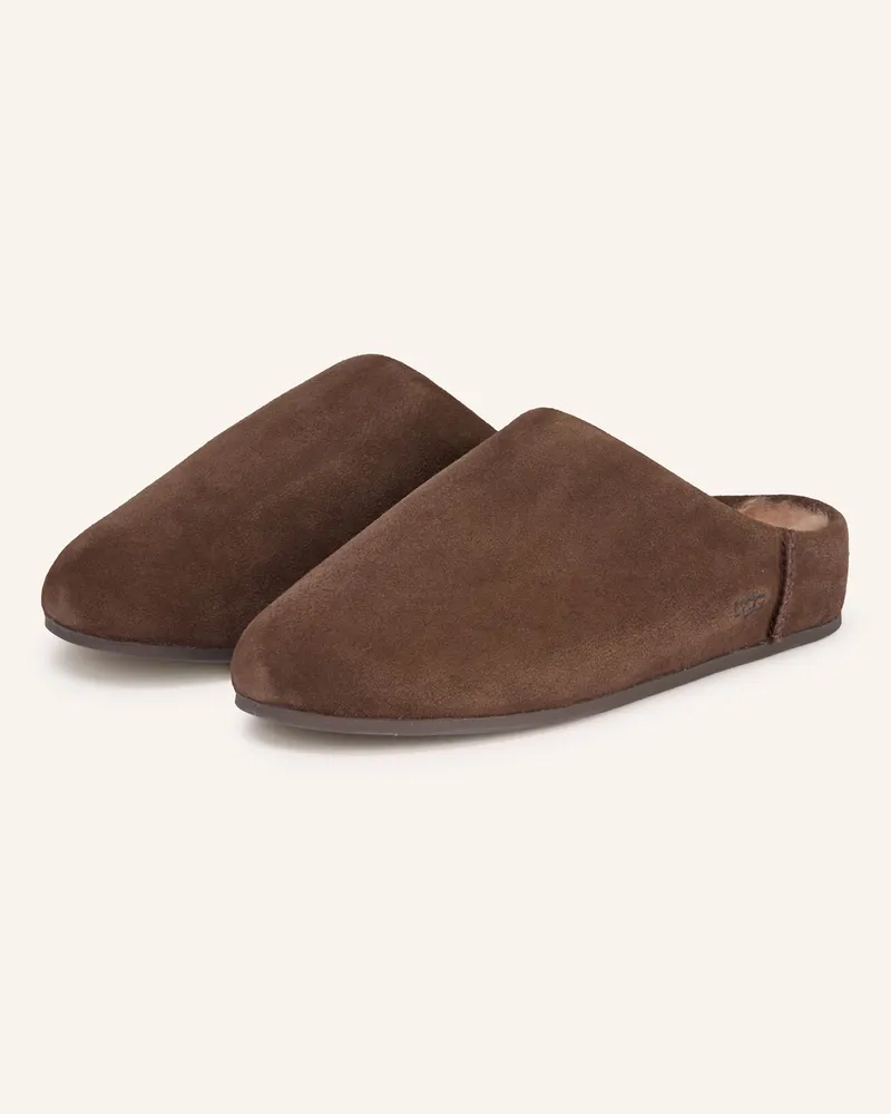 UGG Pantoletten Elea braun Dunkelbraun