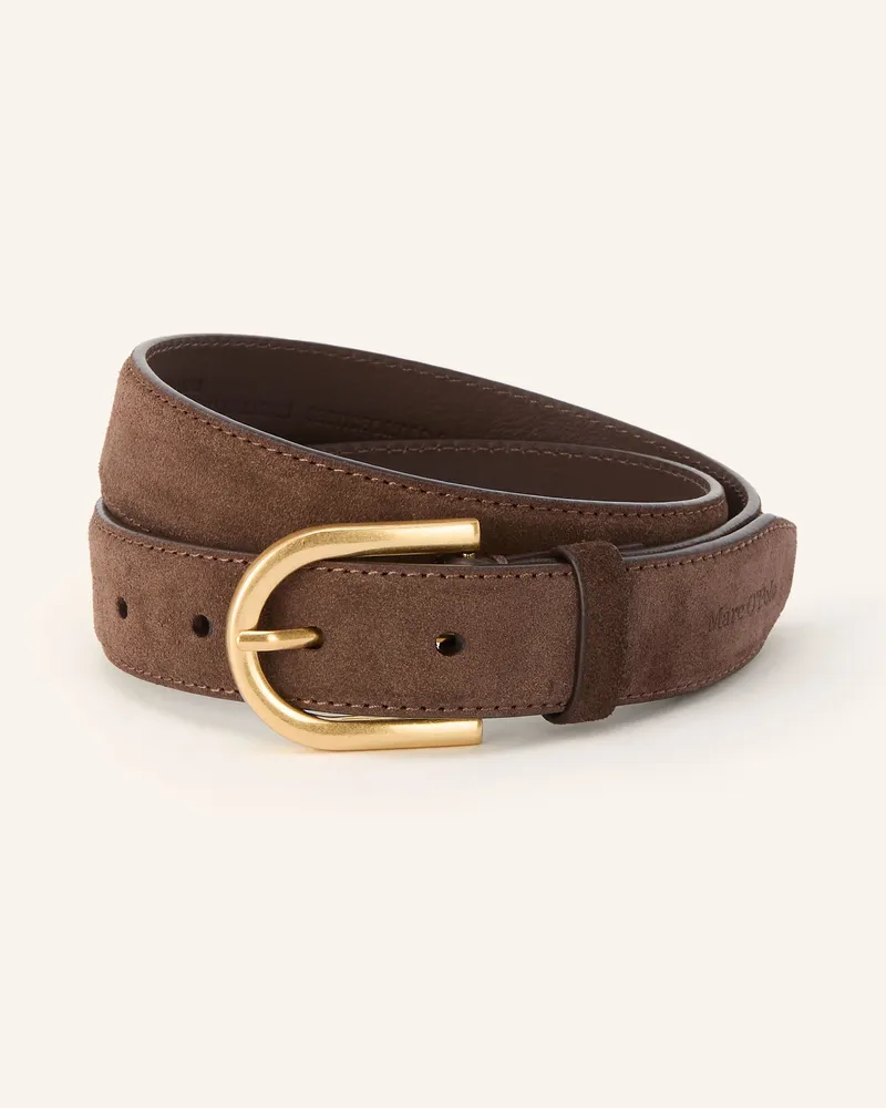 Marc O'Polo Ledergürtel braun Braun