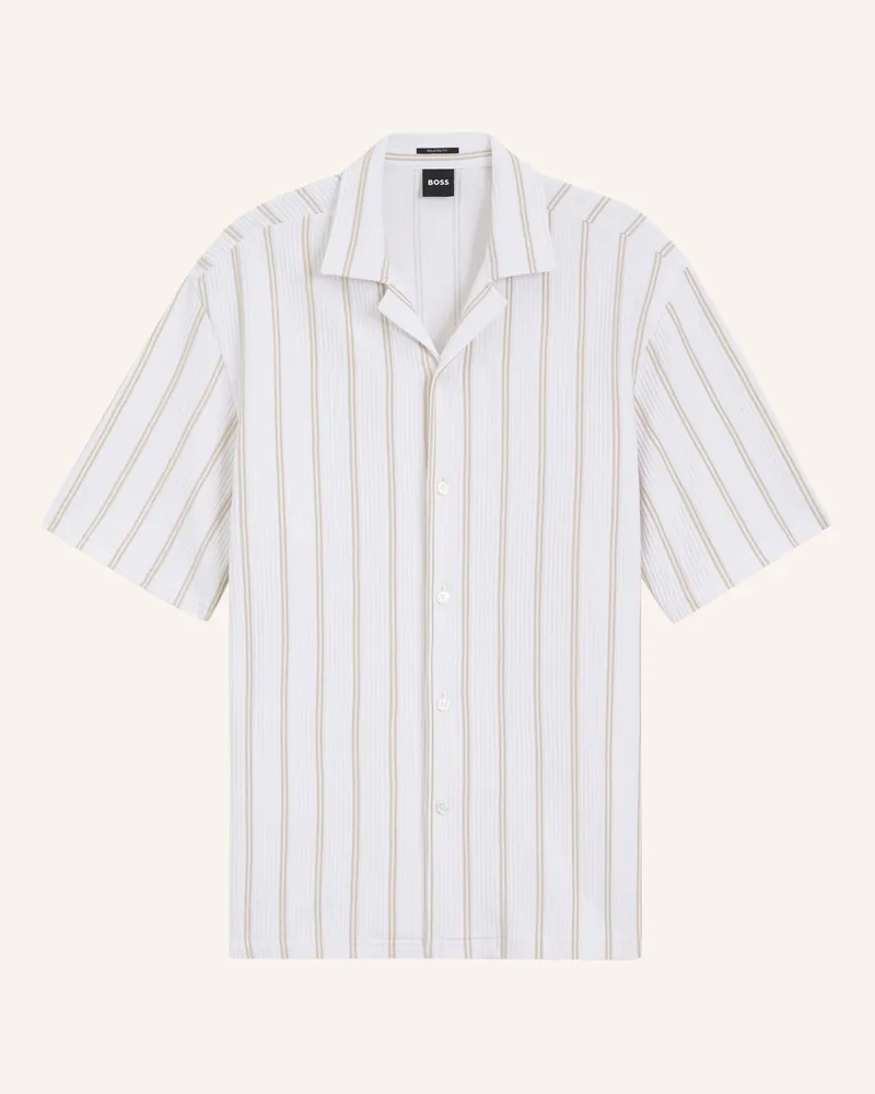 HUGO BOSS Casual Hemd C-Lars-Camp-B-262 Relaxed Fit beige Beige