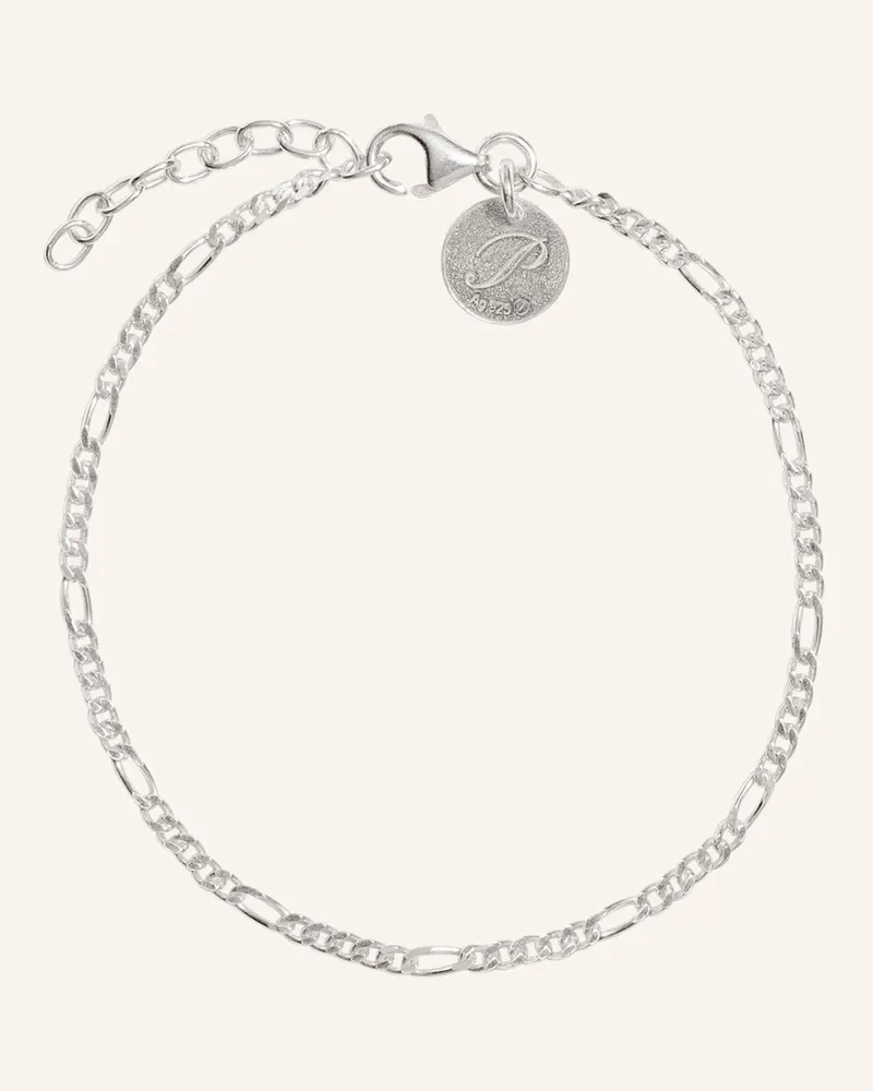 POMPIDOU Armband FIGARO 3MM by GLAMBOU Silber