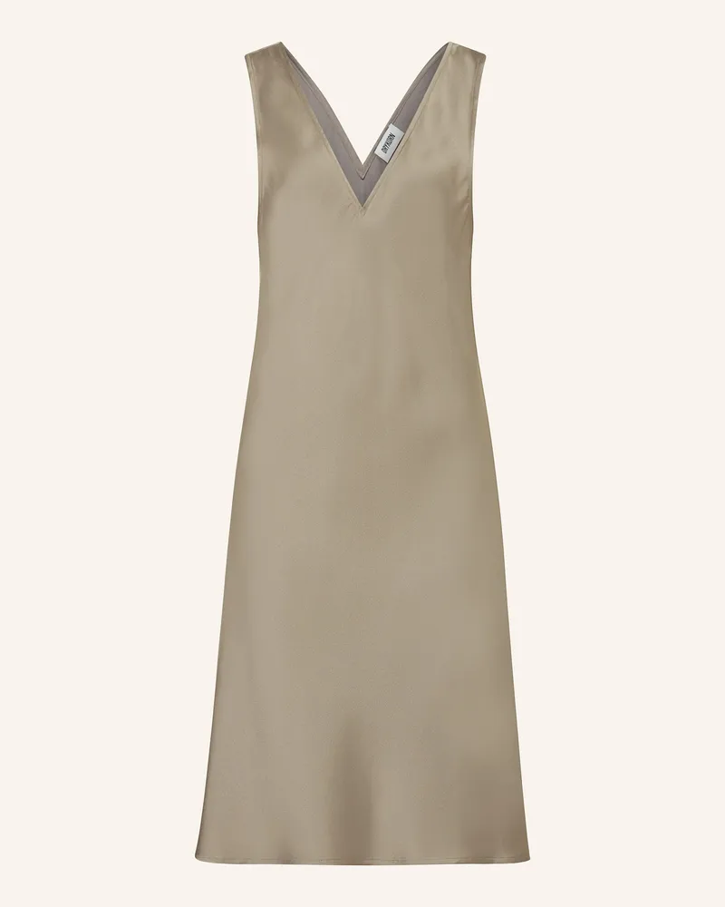 Drykorn Satinkleid Reasy beige Taupe