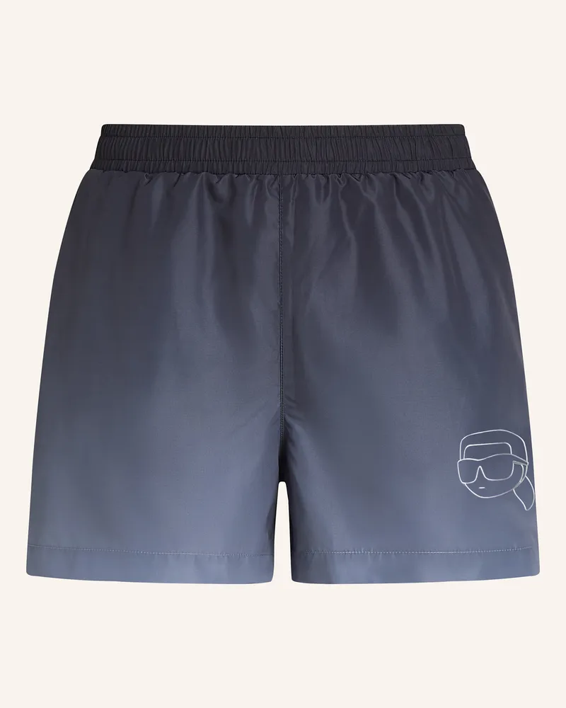 Karl Lagerfeld Badeshorts Schwarz