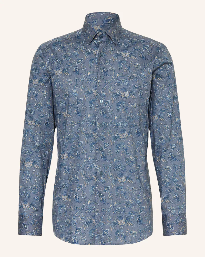 Etro Hemd Comfort Fit grau Blaugrau