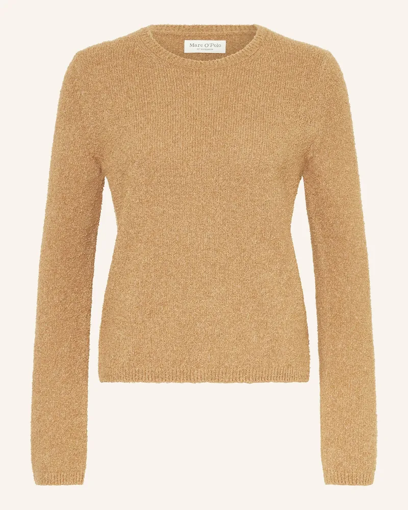 Marc O'Polo Longsleeve aus Frottee Camel