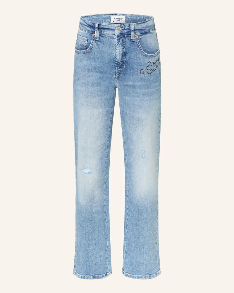 Cambio Straight Jeans Gini blau 5177