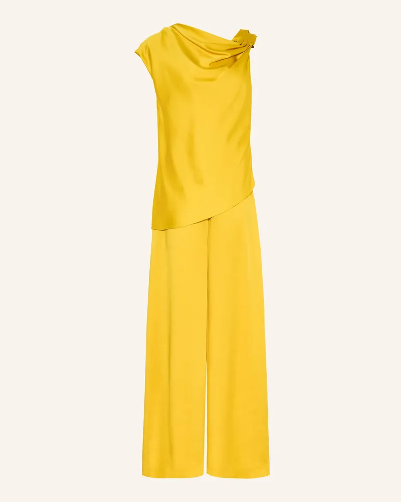 HUGO BOSS Jumpsuit Danjini Aus Satin gelb Gelb