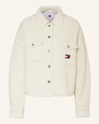 Tommy Hilfiger Teddyfell-Jacke Weiss