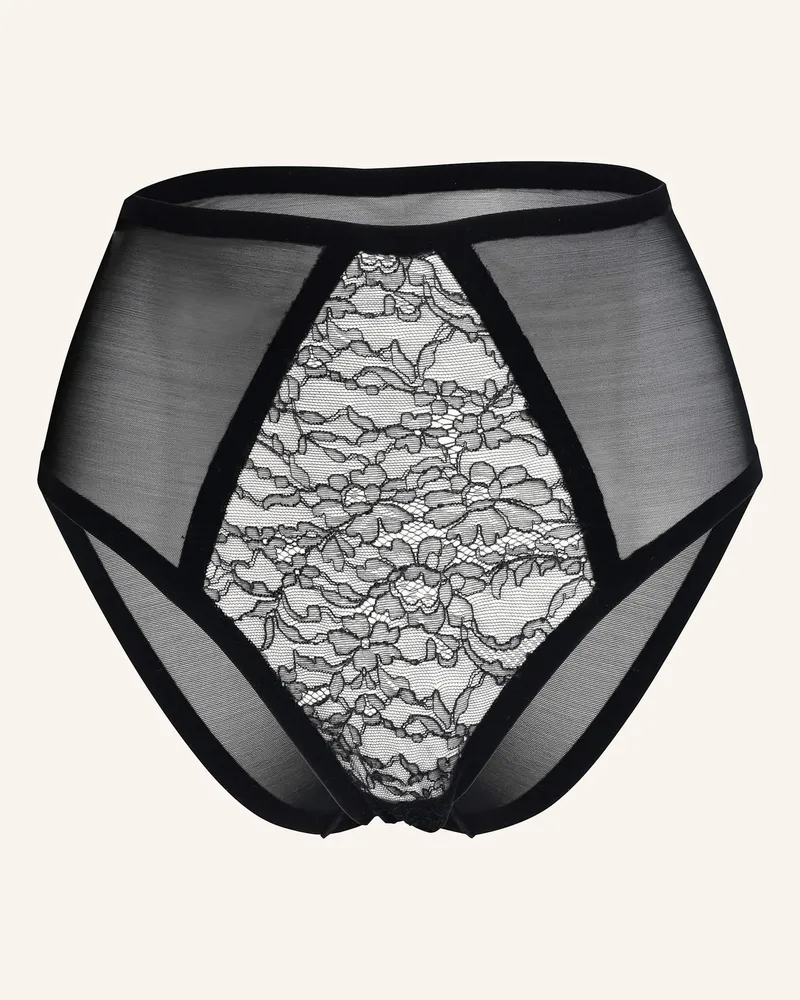 Wolford Lingerie Tanga BONDED TO LEAVERS BRIEF Schwarz