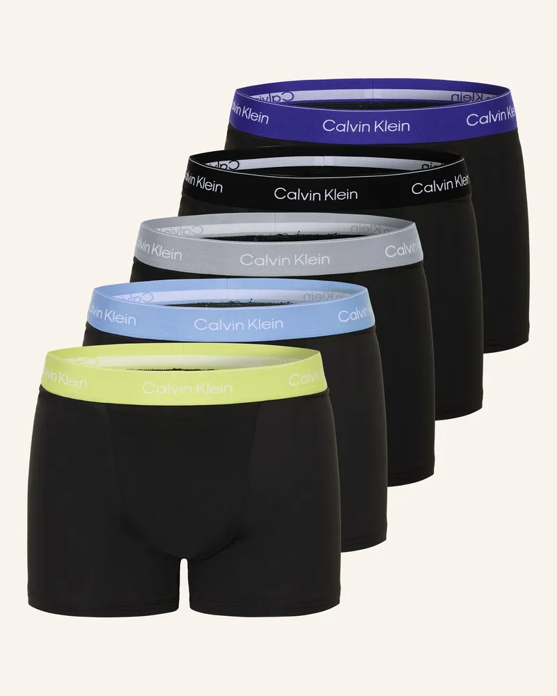 Calvin Klein 5er-Pack Boxershorts Icon schwarz Schwarz